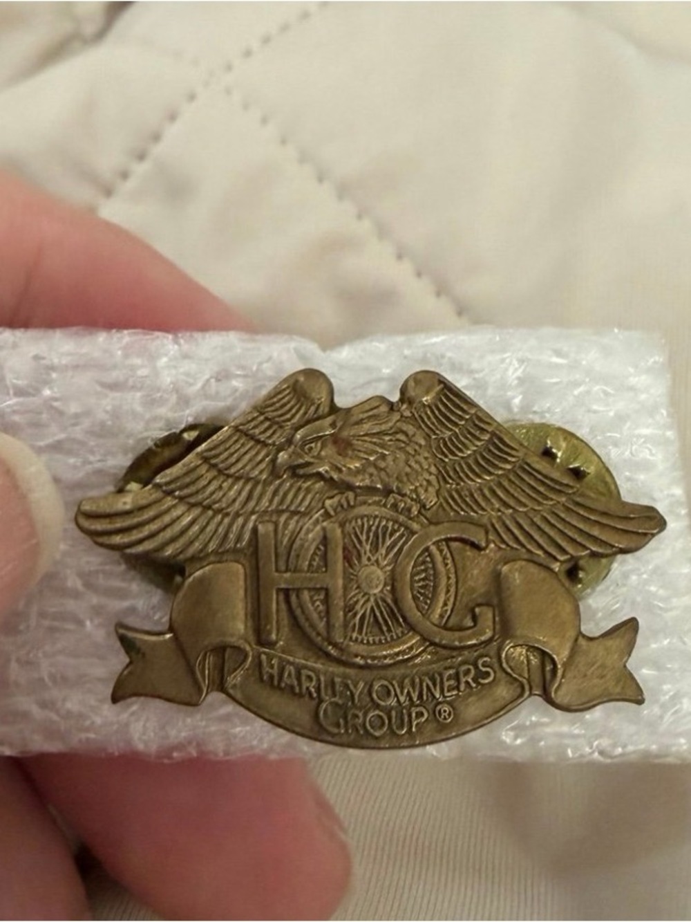 Collectible Harley Davidson HOG pin 1983